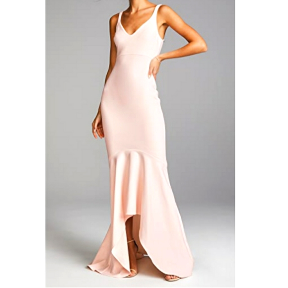Cinq à Sept Pink High Low Dress - Picture 1 of 7